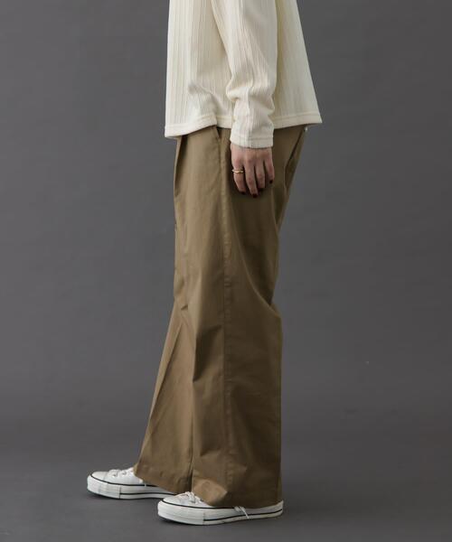 URBAN RESEARCH DOORS（アーバンリサーチドアーズ）の「FORK&SPOON　イージーチノパンツ（その他パンツ・レディース・ベージュ/ブラック・1/2）」の13枚目の写真