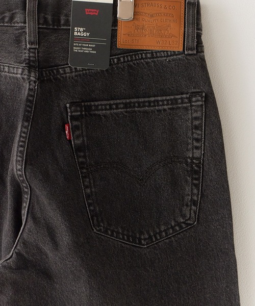Levi's(リーバイス)の「LEVI'S/ 578 BAGGY バギーパンツ(デニムパンツ・メンズ・ブラック・W30xL30/W36xL30/W34xL30/W32xL30/W36xL32)」の9枚目の写真