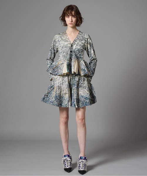 NON TOKYO(ノントーキョー)の「DIRECT PRINT RIB GATHER CARDIGAN(カーディガン/ボレロ・レディース・カラフル/ピンク/その他・FREE)」の19枚目の写真