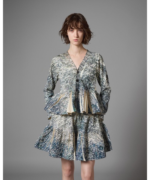 NON TOKYO(ノントーキョー)の「DIRECT PRINT RIB GATHER CARDIGAN(カーディガン/ボレロ・レディース・カラフル/ピンク/その他・FREE)」の16枚目の写真