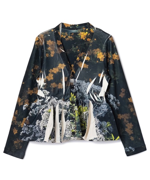 NON TOKYO(ノントーキョー)の「DIRECT PRINT RIB GATHER CARDIGAN(カーディガン/ボレロ・レディース・カラフル/ピンク/その他・FREE)」の12枚目の写真