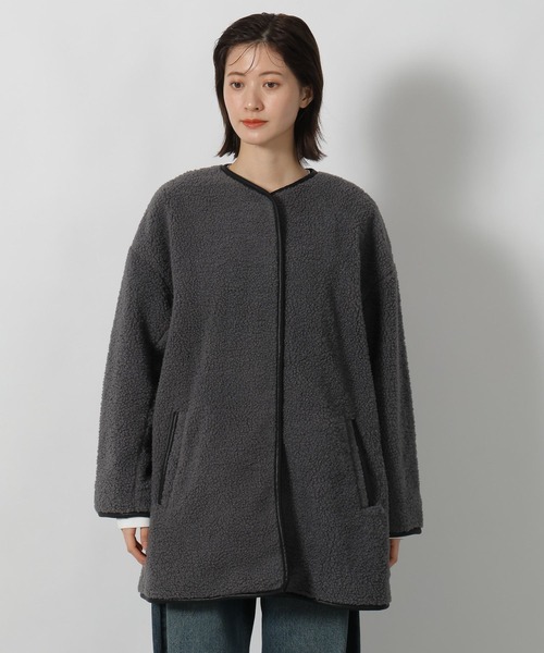 パイピングボアブルゾン / 496632（ブルゾン）｜LAKOLE（ラコレ）の