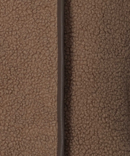 LAKOLE（ラコレ）の「パイピングボアブルゾン / 496632（ブルゾン・レディース・チャコールグレー/モカ/アイボリー・FREE）」の18枚目の写真