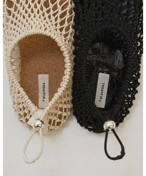 TODAYFUL（トゥデイフル）の「Hand Blade Slip-on（サンダル・レディース・キナリ/ブラック/レッド・36inch/38inch/37inch）」の16枚目の写真