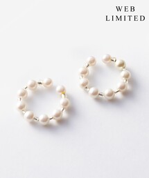 J.PRESS（ジェイプレス）の「【WEB限定・2way・2set】パール イヤカフ リング（イヤリング）」