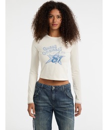 Guess | GUESS Originals Star 81 Printed Long Sleeves Baby Tee 長袖 Tシャツ  (Tシャツ/カットソー)