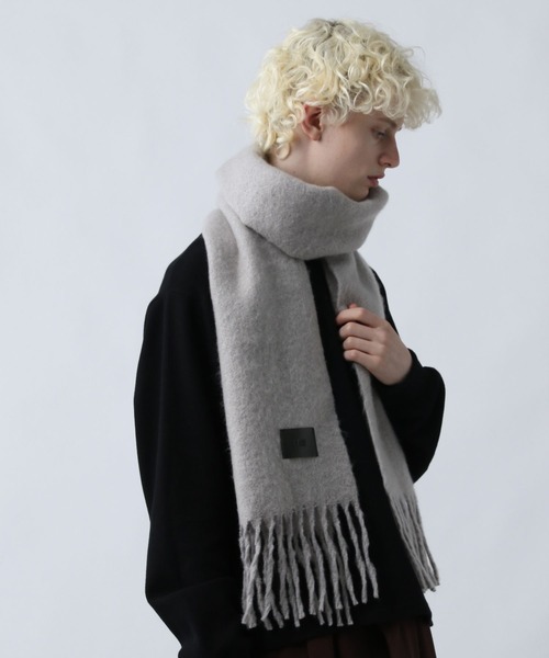 HARE（ハレ）の「シャギーマフラー(HARE)（マフラー・メンズ・ブラック/ブラウン系その他/グレー/ブルー系その他・FREE）」の10枚目の写真