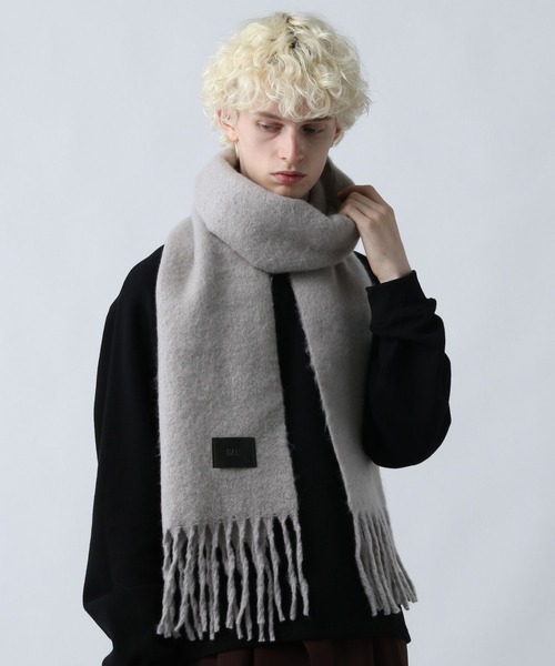 HARE（ハレ）の「シャギーマフラー(HARE)（マフラー・メンズ・ブラック/ブラウン系その他/グレー/ブルー系その他・FREE）」の11枚目の写真