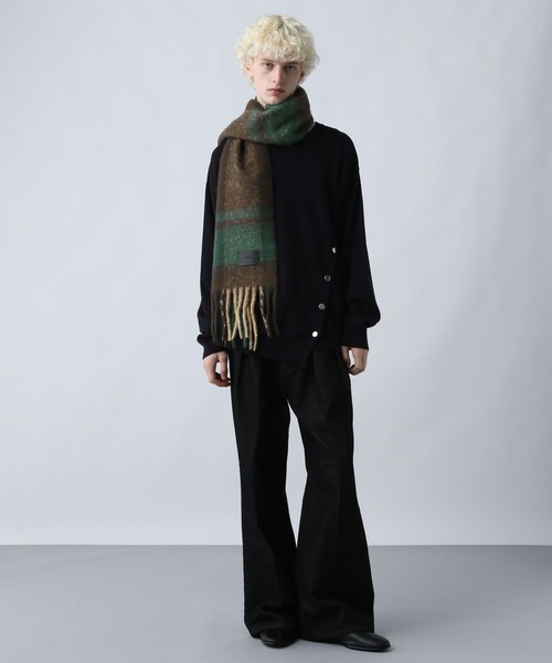 HARE（ハレ）の「シャギーマフラー(HARE)（マフラー・メンズ・ブラック/ブラウン系その他/グレー/ブルー系その他・FREE）」の12枚目の写真