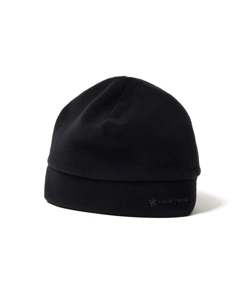 Snow Peak(スノーピーク)の「Snow Peak / Water-Repellent Fleece Watch Cap 撥水 フリース ワッチキャップ(ニットキャップ/ビーニー・メンズ・ブラック/ライトグレー/オレンジ・ONE SIZE)」の5枚目の写真