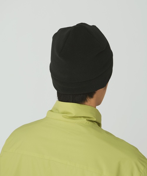 Snow Peak(スノーピーク)の「Snow Peak / Water-Repellent Fleece Watch Cap 撥水 フリース ワッチキャップ(ニットキャップ/ビーニー・メンズ・ブラック/ライトグレー/オレンジ・ONE SIZE)」の4枚目の写真