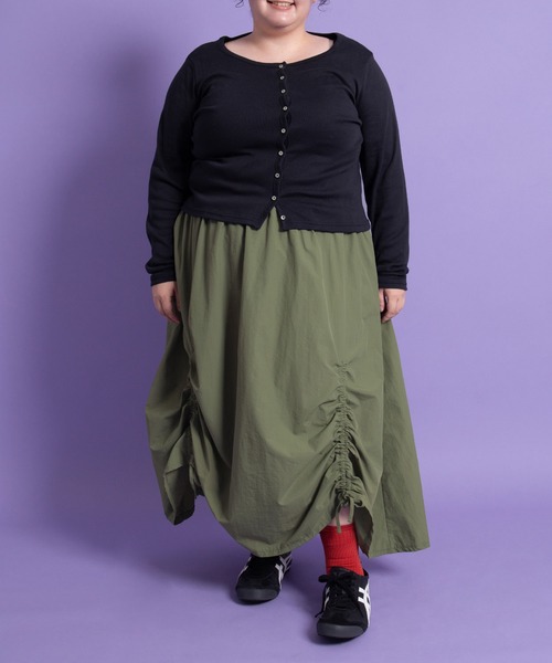 PUNYUS（プニュズ）の「クルーネックカーディガン（カーディガン/ボレロ・レディース・ブラウン/レッド/ネイビー・1/2/3/4/5）」の19枚目の写真