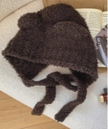 TONE SELECT GOODS（トーンセレクトグッズ）の「【urge select】《アニマルシリーズ》くま耳 もこもこ ニット帽/ニットキャップ（ニットキャップ/ビーニー）」