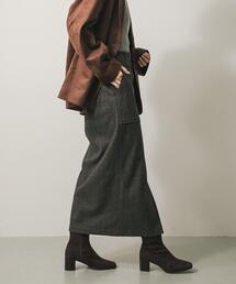 SENSE OF PLACE by URBAN RESEARCH | 『XS, TALLサイズ/WEB限定』ジャージーメルトンアウトポケットスカート(スカート)