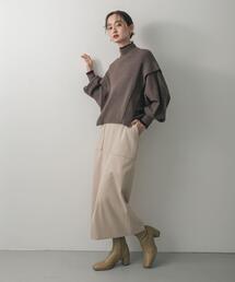 SENSE OF PLACE by URBAN RESEARCH | 『XS, TALLサイズ/WEB限定』ジャージーメルトンアウトポケットスカート(スカート)