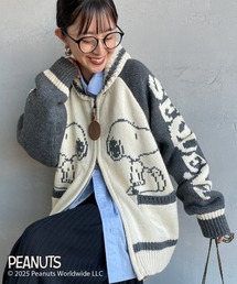 SEQUENZ（シークエンズ）の「【WEB限定】[SEQUENZ/シークエンズ] SNOOPY ワイドシルエットカウチンニット（ニット/セーター）」