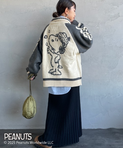 セール】[SEQUENZ/シークエンズ] SNOOPY ワイドシルエットカウチン