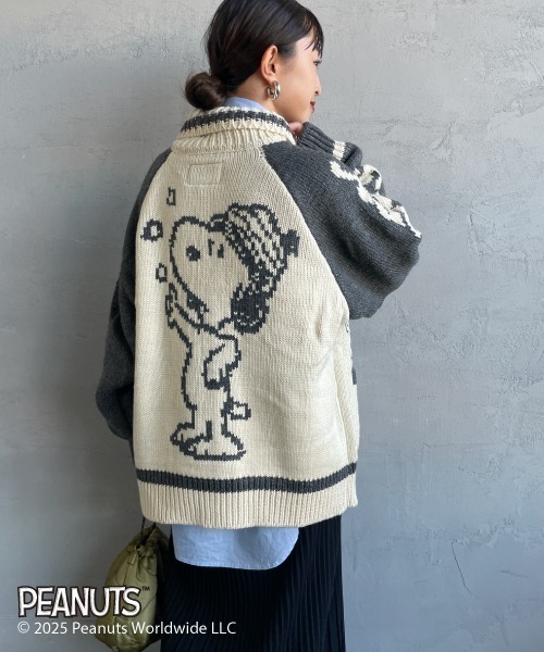 セール】[SEQUENZ/シークエンズ] SNOOPY ワイドシルエットカウチン