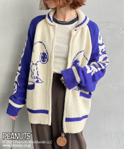 セール】[SEQUENZ/シークエンズ] SNOOPY ワイドシルエットカウチン