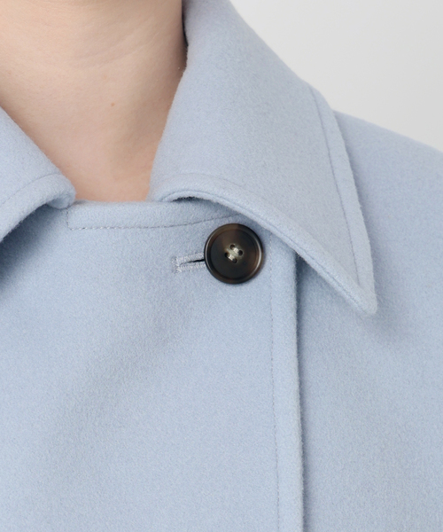 La TOTALITE（ラトータリテ）の「メルトンチェスターコート（チェスターコート・レディース・ブラウン/サックスブルー/ベージュ・38/36）」の5枚目の写真