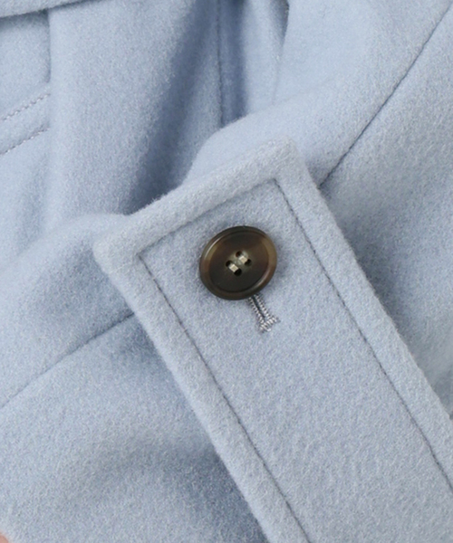 La TOTALITE（ラトータリテ）の「メルトンチェスターコート（チェスターコート・レディース・ブラウン/サックスブルー/ベージュ・38/36）」の16枚目の写真