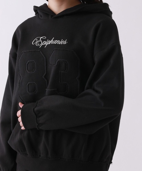 repipi armario（レピピ アルマリオ）の「【裏起毛】ナンバリングセットアップ（セットアップ・キッズ・ブラック/ブラウン/グレー・SMALL/LARGE/MEDIUM）」の14枚目の写真