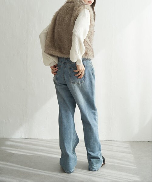 VENCEEXCHANGE(ヴァンスエクスチェンジ)の「フェイクファーショート丈ジレ(ベスト・レディース・ブラック/ベージュ/その他1/その他2/ブラウン系/ブラウン・FREE)」の14枚目の写真