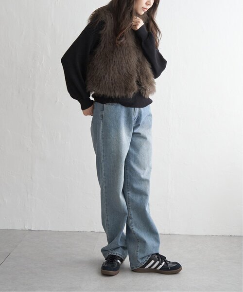 VENCEEXCHANGE(ヴァンスエクスチェンジ)の「フェイクファーショート丈ジレ(ベスト・レディース・ブラック/ベージュ/その他1/その他2/ブラウン系/ブラウン・FREE)」の18枚目の写真