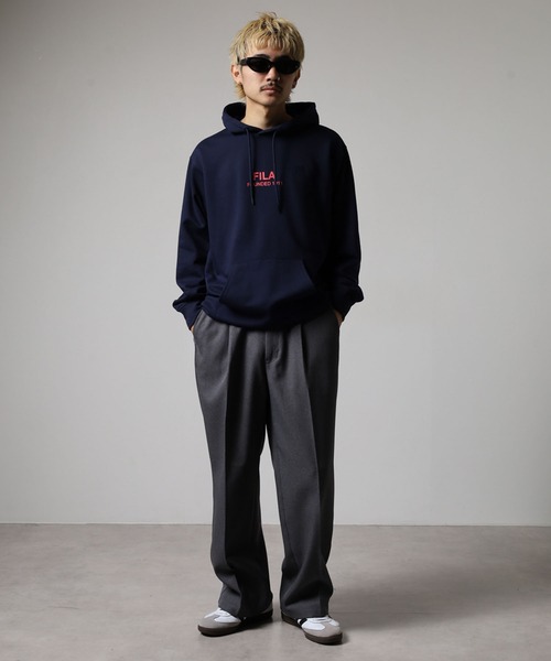 FILA(フィラ)の「FILA フィラ プリント 長袖パーカー スウェット フーディ hoodie parka(パーカー・レディース・ブラック/ネイビー・L/XL/M)」の10枚目の写真