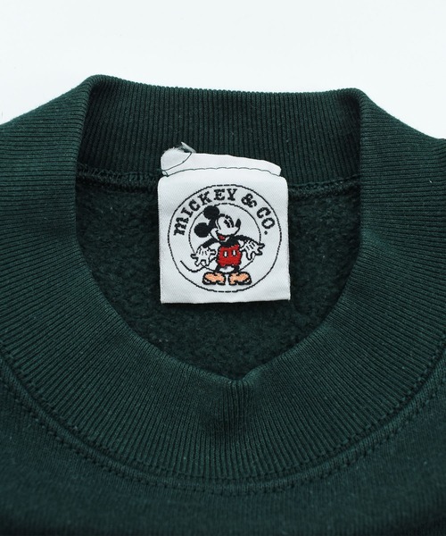 LABORATORY R(ラボラトリーアール)の「【USED】90’s Disney “Mickey“ キャラキター スウェット USA製(スウェット・メンズ・グリーン・X-LARGE)」の6枚目の写真