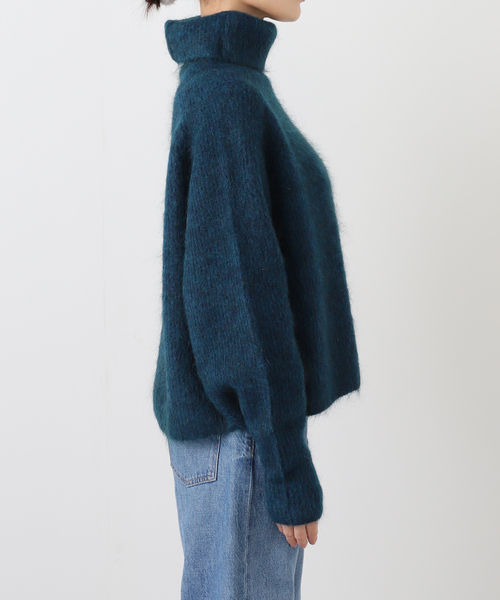 セール】SAYAKA DAVIS MOHAIR HIGHNECK VKT302-MK：ニット（ニット