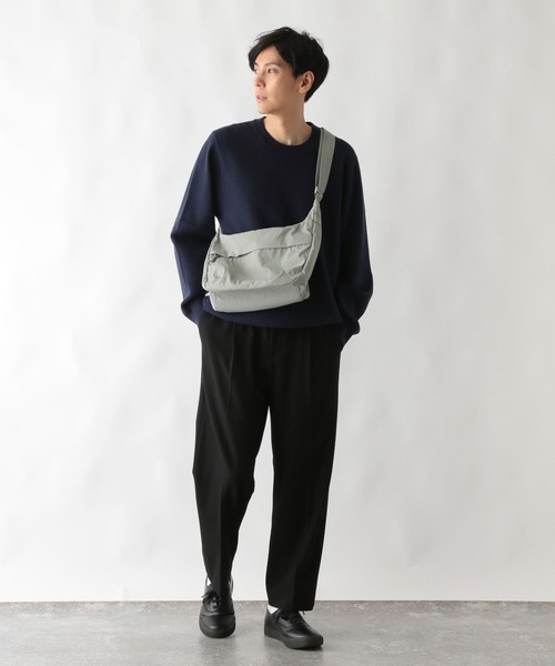 GLOBAL WORK(グローバルワーク)の「メルティ編地切り替えプルオーバー/ 581090(ニット/セーター・メンズ・ネイビー/カーキ/ライトベージュ/ホワイト系その他2・X-LARGE/SMALL/MEDIUM/LARGE)」の21枚目の写真