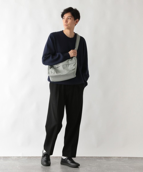 GLOBAL WORK(グローバルワーク)の「メルティ編地切り替えプルオーバー/ 581090(ニット/セーター・メンズ・ネイビー/カーキ/ライトベージュ/ホワイト系その他2・X-LARGE/SMALL/MEDIUM/LARGE)」の22枚目の写真