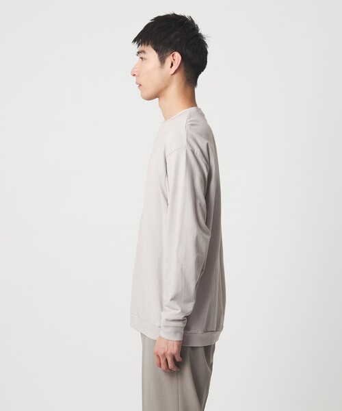green label relaxing(グリーンレーベルリラクシング)の「ディペンド インレイ クルーネック カットソー(Tシャツ/カットソー・メンズ・グレー系/パープル/ダークグレー・M/XL/S/L)」の8枚目の写真
