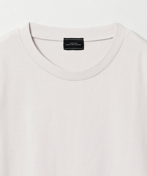 green label relaxing(グリーンレーベルリラクシング)の「ディペンド インレイ クルーネック カットソー(Tシャツ/カットソー・メンズ・グレー系/パープル/ダークグレー・M/XL/S/L)」の12枚目の写真