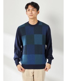 McGREGOR（マックレガー）の「ブロックチェックニットプルオーバー（ニット/セーター）」