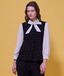 TOCCA｜トッカのノーカラージャケット（ツイード）通販 - ZOZOTOWN