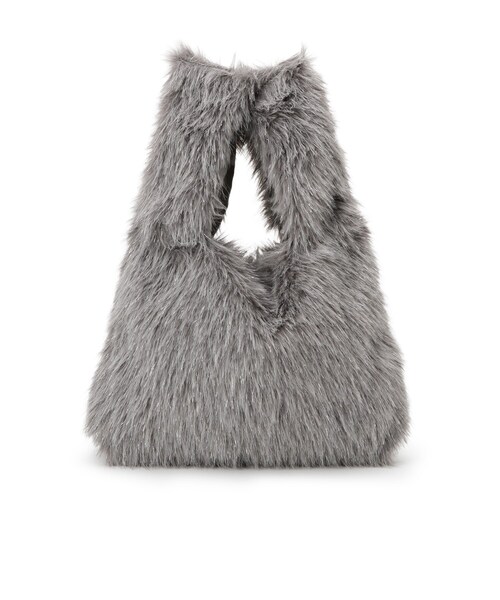 SHOO・LA・RUE（シューラルー）の「ラメ入りファートートバッグ（トートバッグ・レディース・アイボリー/グレー/ベージュ・00）」の11枚目の写真