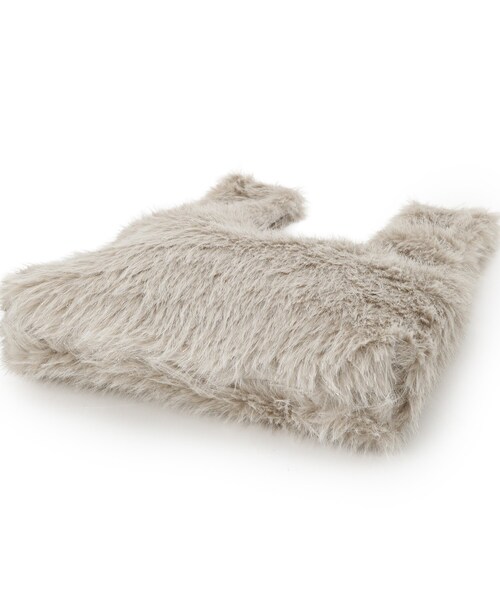 SHOO・LA・RUE（シューラルー）の「ラメ入りファートートバッグ（トートバッグ・レディース・アイボリー/グレー/ベージュ・00）」の15枚目の写真