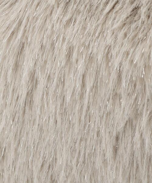 SHOO・LA・RUE（シューラルー）の「ラメ入りファートートバッグ（トートバッグ・レディース・アイボリー/グレー/ベージュ・00）」の22枚目の写真