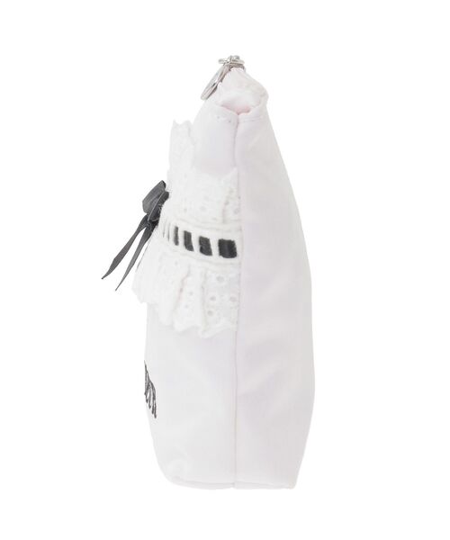 Maison de FLEUR（メゾンドフルール）の「コットンフリルポーチ（ポーチ・レディース・ピンク/ブラック・FREE）」の19枚目の写真