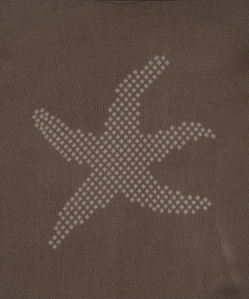 THECOLDESTMOMENT(ザコールデストモーメント)の「TCM starfish logo knit (brown)(ニット/セーター・レディース・その他・SMALL/MEDIUM/LARGE)」の4枚目の写真