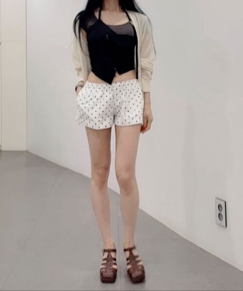 CRANK（クランク）の「ドットトランクショーツ_ホワイト（その他パンツ・レディース・その他・FREE）」の7枚目の写真