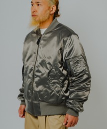 MILITARY（ミリタリー）の「Corinth MFG.CO コリンスマニファクチュア シャイニー MA-1 フライトジャケット 中綿入り //// CORINTH MA-1（MA-1）」