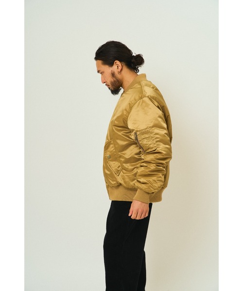 CORINTH USA製 MA-1 フライトジャケット ブルゾン シルバー M CORINTH MA-1 フライトジャケット MFG CO コリンス ミリタリー