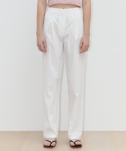 SINOON(シヌーン)の「CN STANDARD PANTS (WHITE)(その他パンツ・レディース・ホワイト・SMALL/MEDIUM)」の1枚目の写真