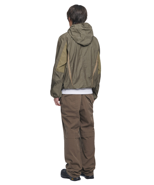 NOMANUAL（NOMANUAL）の「LIGHT SHIELD JACKET - WASHED KHAKI（ナイロンジャケット・レディース・その他・SMALL/MEDIUM/LARGE）」の5枚目の写真