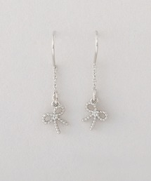 ◆金属アレルギー対応◆◆made in japan◆リボン フックピアス