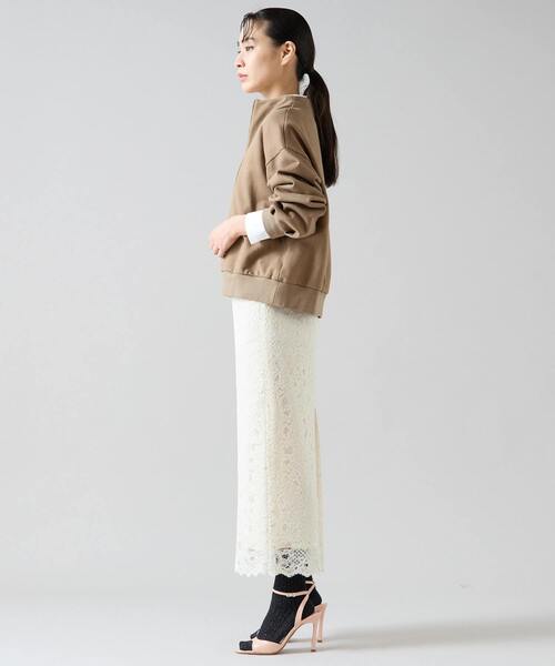 Tiara（ティアラ）の「Iラインレースタイトスカート（スカート・レディース・アイボリー/ピンク/ブルー・3/2）」の6枚目の写真