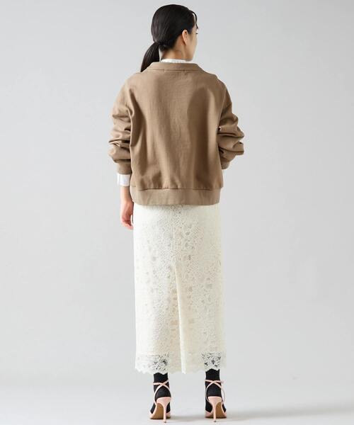 Tiara（ティアラ）の「Iラインレースタイトスカート（スカート・レディース・アイボリー/ピンク/ブルー・3/2）」の7枚目の写真